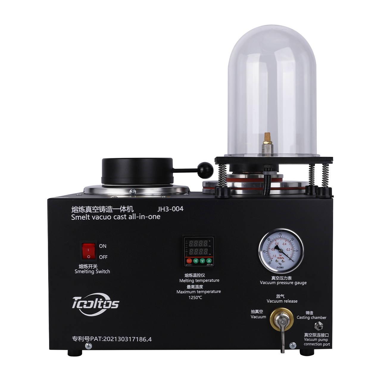 1250°C Digital Jewellery Vacuum Casting and Melting Machine – 1–3 kg