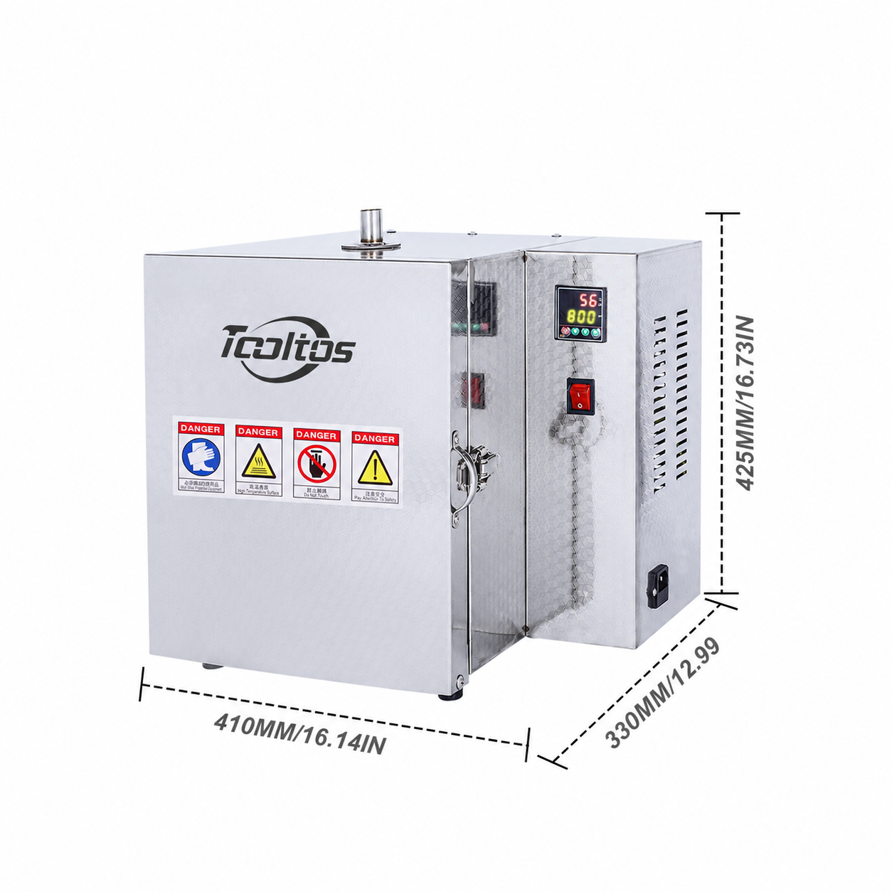 800°C 5-Stage Programmable Jewelry Burnout Furnace