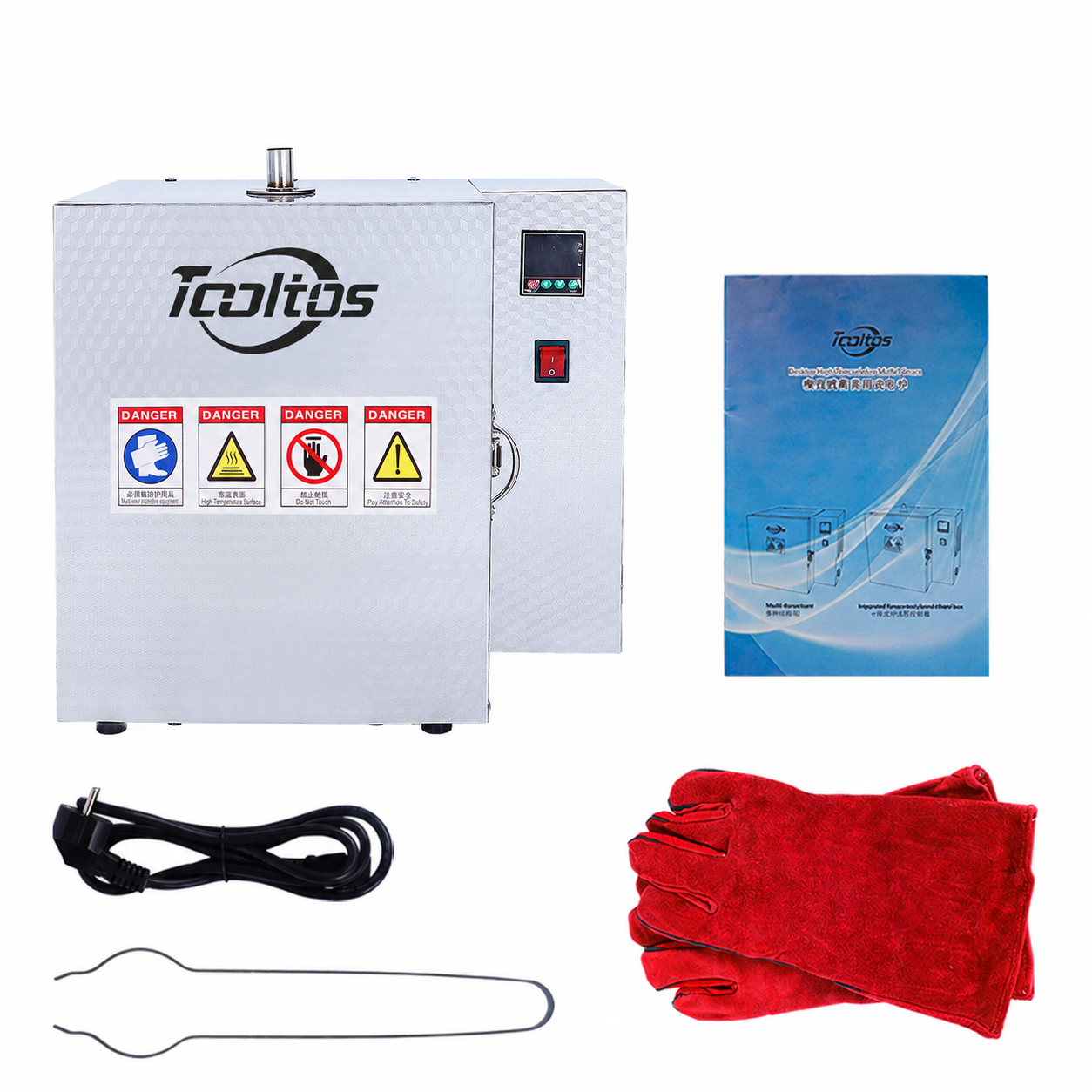 800°C 5-Stage Programmable Jewelry Burnout Furnace